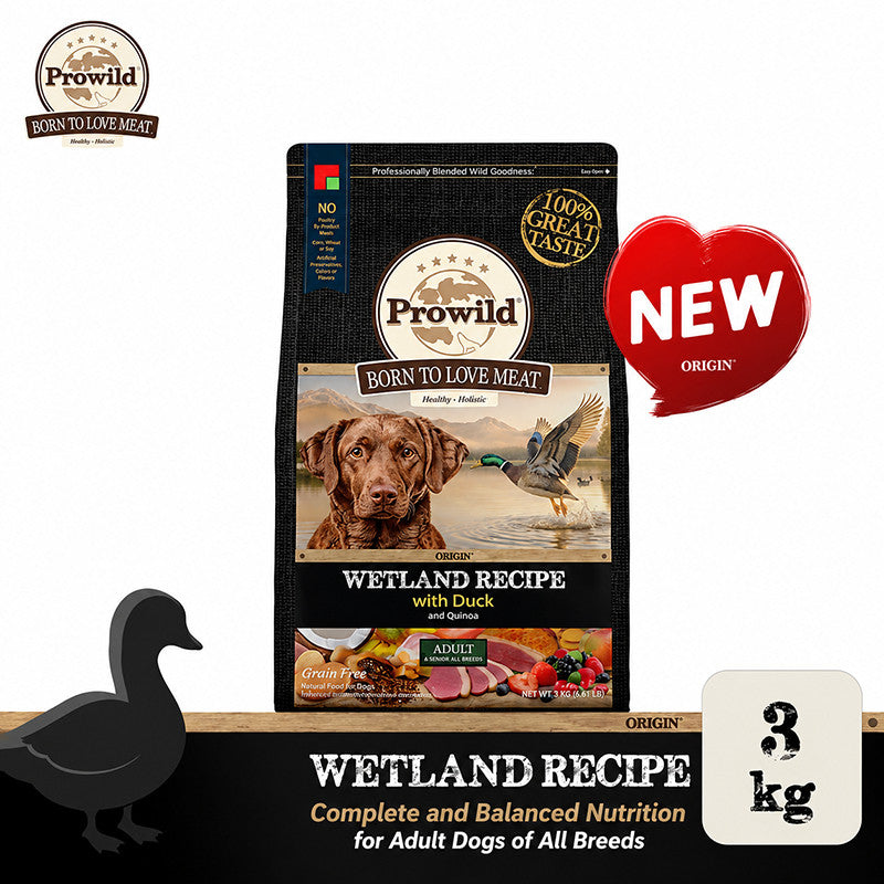 Prowild® Origin Unique Meat Protein Dog Food 3KG