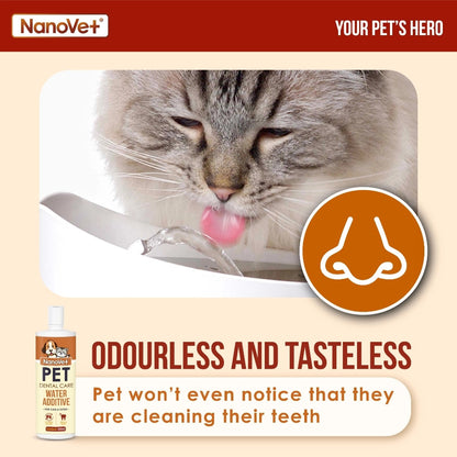 NANOVET DENTAL WATER ADDITIVE 500ML