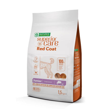 Nature's Protection Red Coat Puppy/Adult Salmon Dog Food 1.5KG