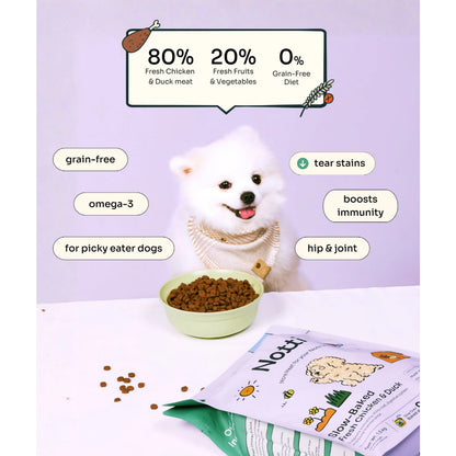 NOTTI DOG FOOD - SLOW BAKED FRESH CHICKEN & DUCK 1.5KG