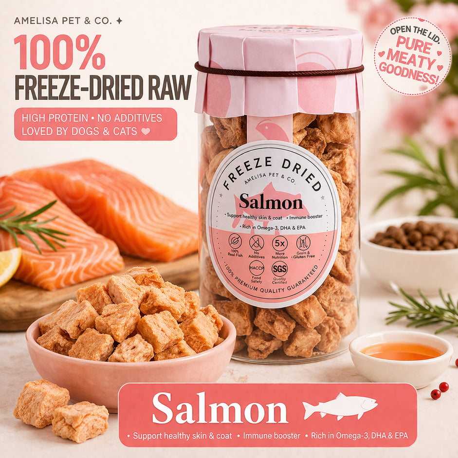 AMELISA PET RAWLY BITES FREEZE DRIED TREATS