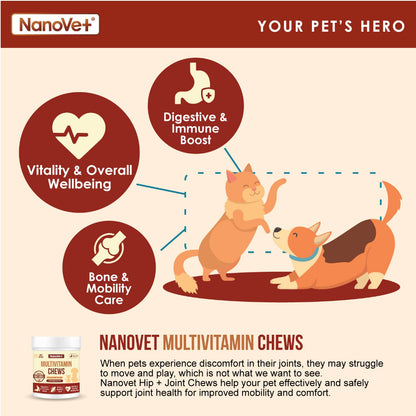 NANOVET MULTIVITAMIN CHEW (45 CHEW)