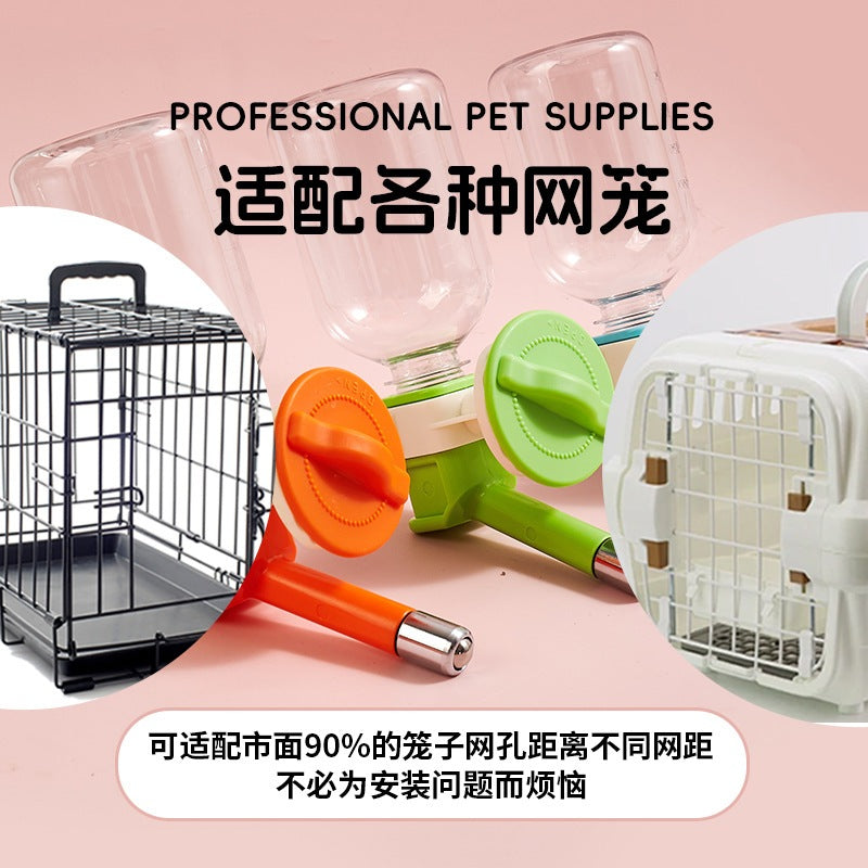 Pet Water Feeder 350ML Cage Hanging Water Bottle