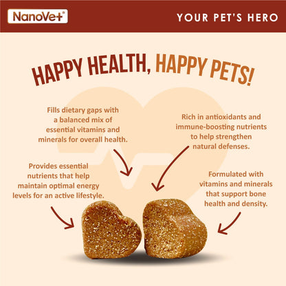NANOVET MULTIVITAMIN CHEW (45 CHEW)