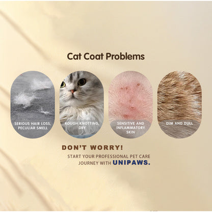 UNIPAWS 2IN1 PROBIOTICS  CAT SHAMPOO 500ML