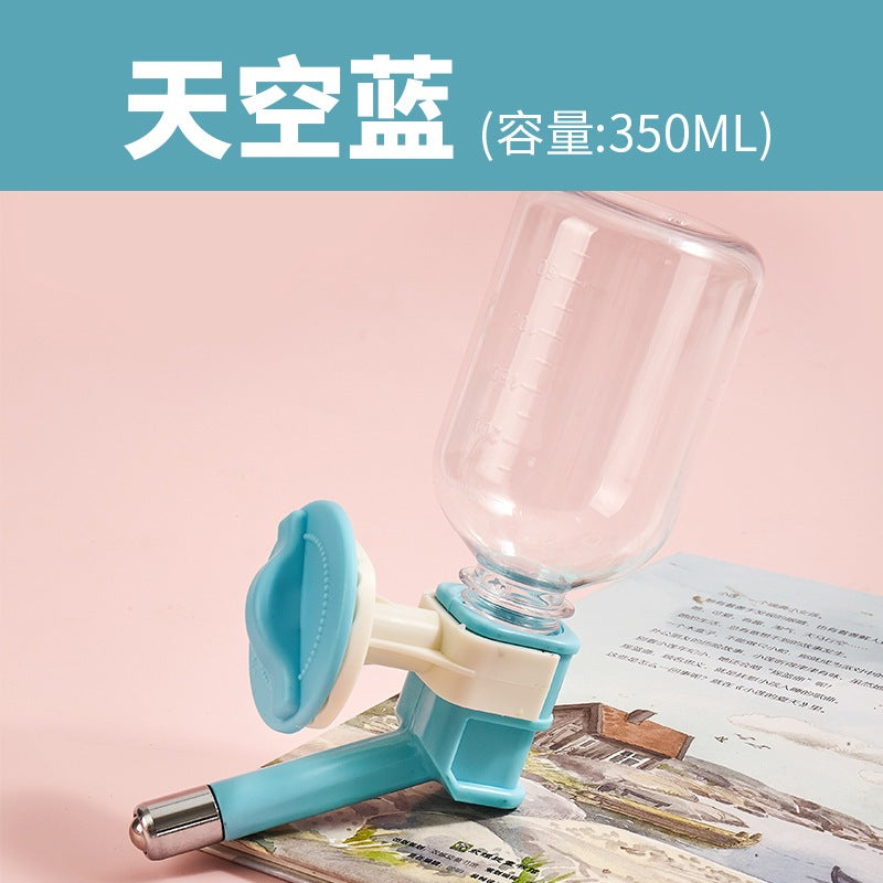 Pet Water Feeder 350ML Cage Hanging Water Bottle