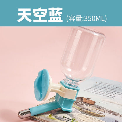 Pet Water Feeder 350ML Cage Hanging Water Bottle