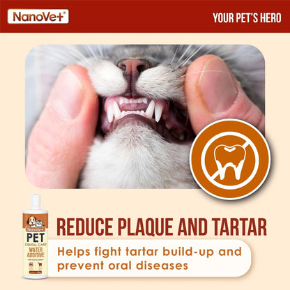 NANOVET DENTAL WATER ADDITIVE 500ML