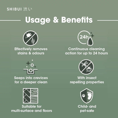 SHIBUI Enzyme Multi Purpose Cleaner Spray 500ml | Pet Odour Control | Enzyme Formula | Household Cleaning 多用途宠物清洁除臭喷雾