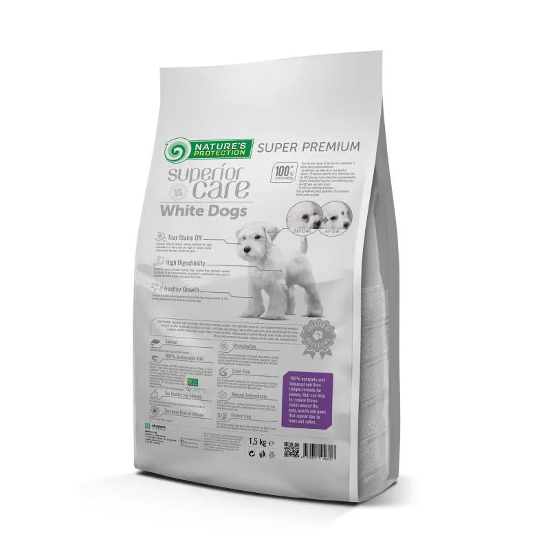 Nature's Protection White Dog Puppy/Adult Salmon Dog Food 10KG