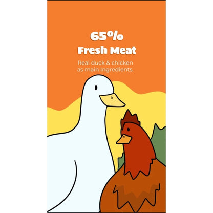 PAWMEO DOG FOOD - SLOW BAKED FRESH CHICKEN & DUCK 1.8KG
