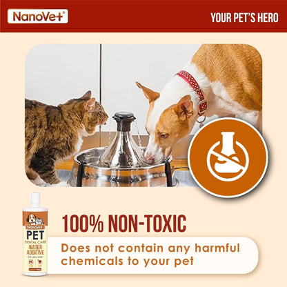 NANOVET DENTAL WATER ADDITIVE 500ML