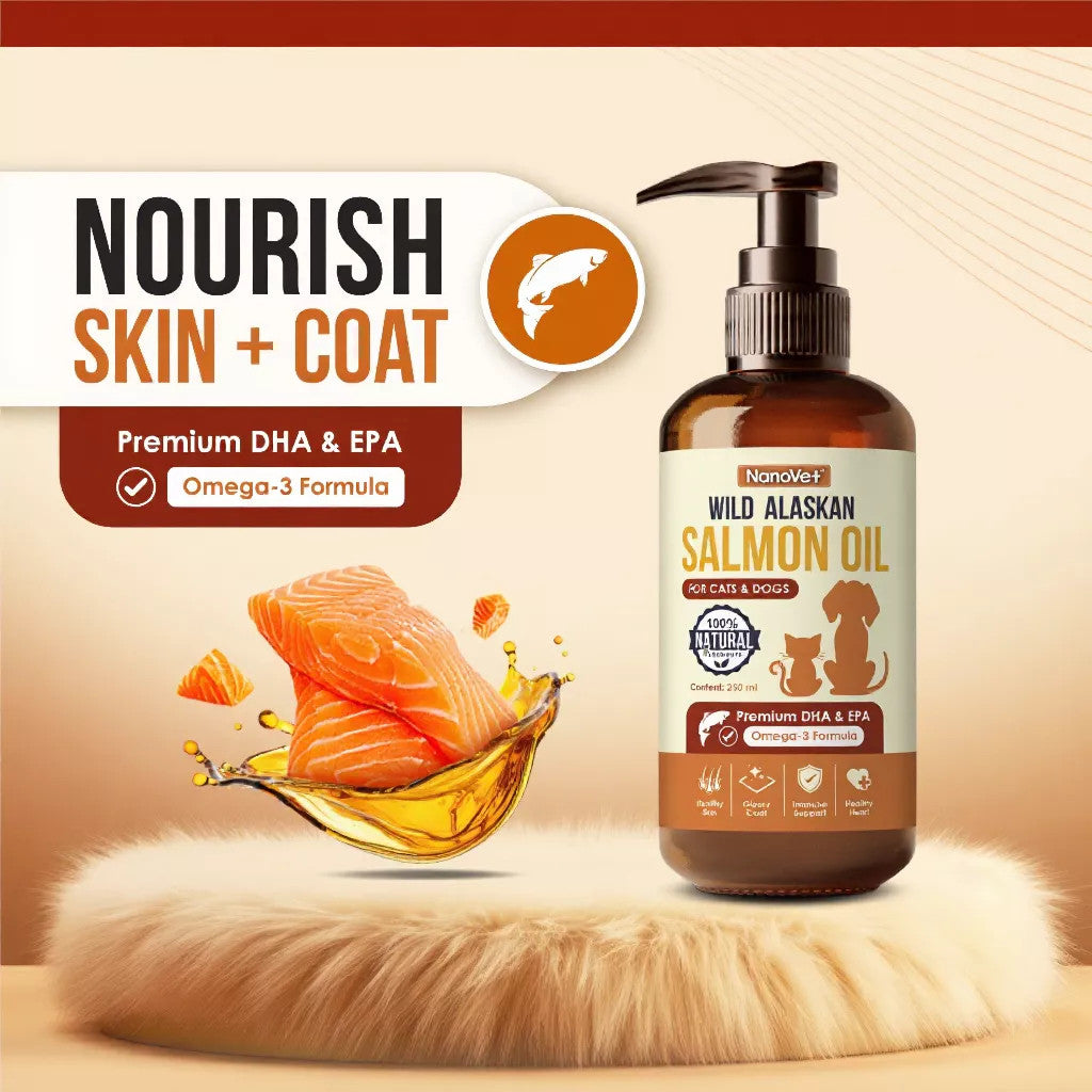 NANOVET WILD ALASKAN SALMON OIL 100/250ML