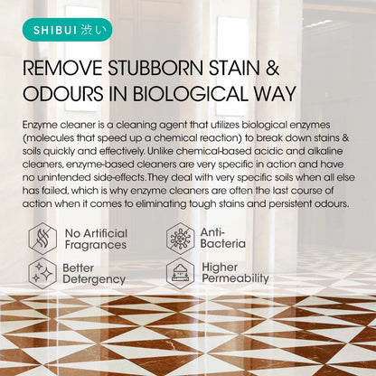 SHIBUI Enzyme Multi Purpose Cleaner Spray 500ml | Pet Odour Control | Enzyme Formula | Household Cleaning 多用途宠物清洁除臭喷雾