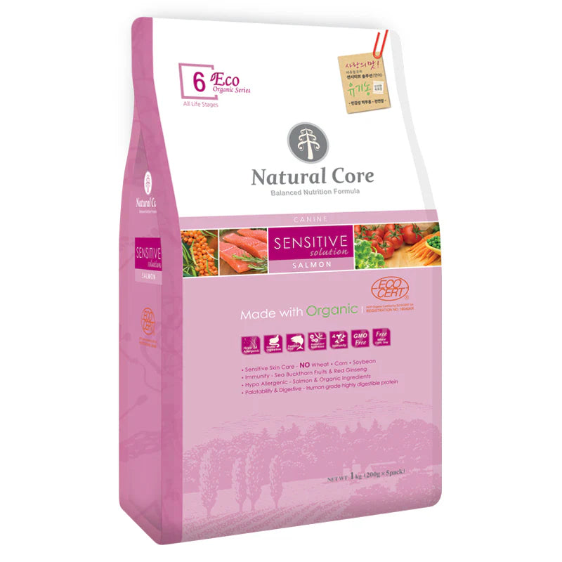 NATURAL CORE DOG FOOD - ECO6 SENSITIVE SALMON 6KG