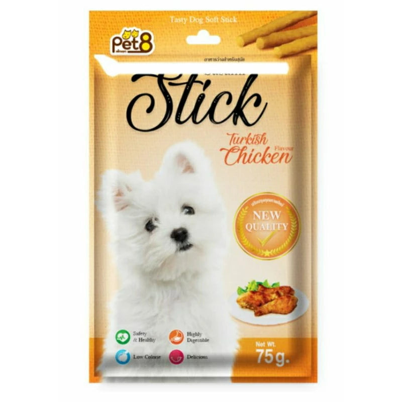 PET8 Sasami Stick Snack 75G Dog（Soft Type）