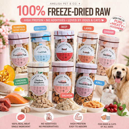 AMELISA PET RAWLY BITES FREEZE DRIED TREATS