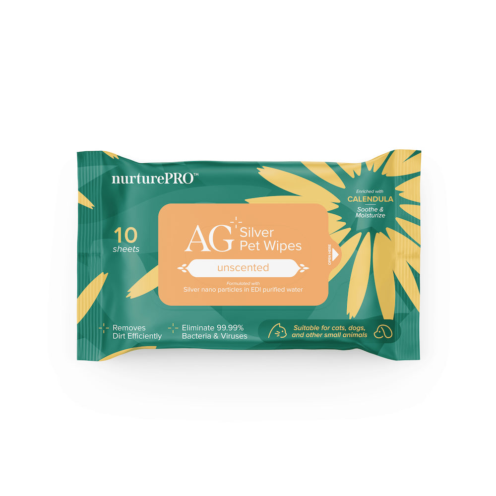NURTURE PRO AG+ Pet Wet Wipes 10's