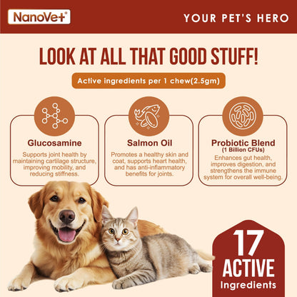 NANOVET MULTIVITAMIN CHEW (45 CHEW)