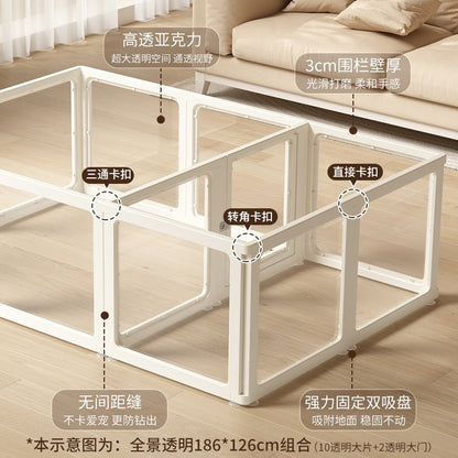 TRANSPARENT PLAYPEN 126*66*60CM