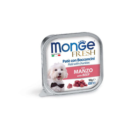 MONGE FRESH / MONGE FRUIT DOG WET FOOD 100G