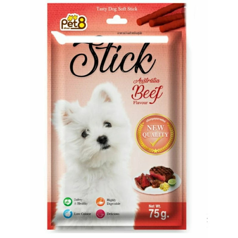 PET8 Sasami Stick Snack 75G Dog（Soft Type）