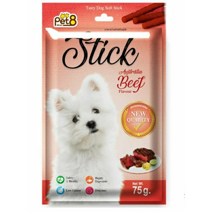 PET8 Sasami Stick Snack 75G Dog（Soft Type）