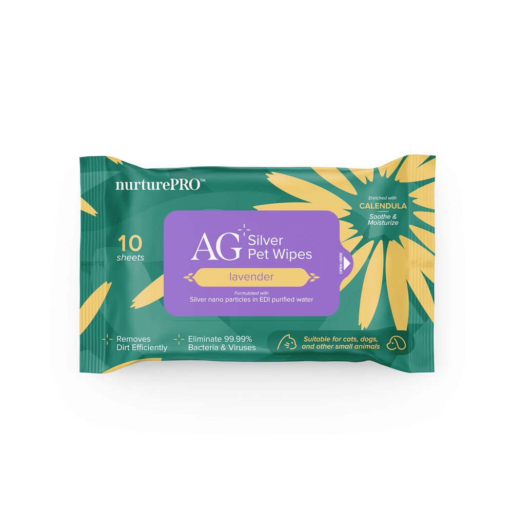 NURTURE PRO AG+ Pet Wet Wipes 10's