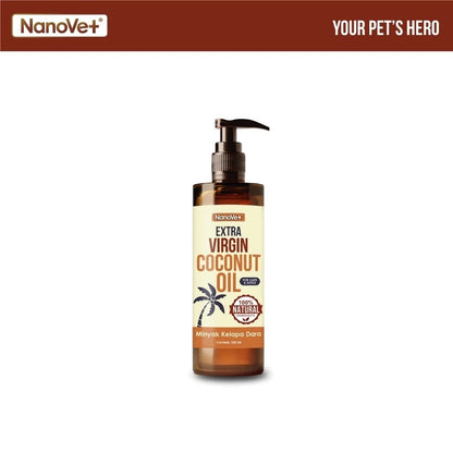 NANOVET EXTRA VIRGIN COCONUT OIL 100/250ML