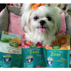 HAPPI DOGGY ZEST / CARE DENTAL CHEW 4" 6PCS / 2.5" 18PCS