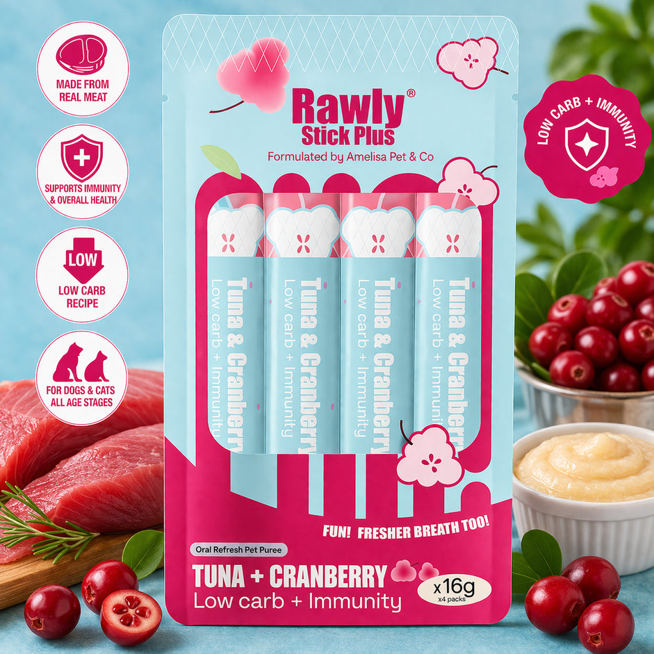 AMELISA PET RAWLY STICK PLUS 4 STICKS PER PACK