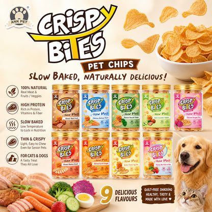 ANK Pets Crispy Bites - Natural Nutritious Pet Chips