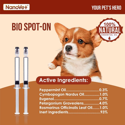 NANOVET SPOT-ON DOG (2-10KG)