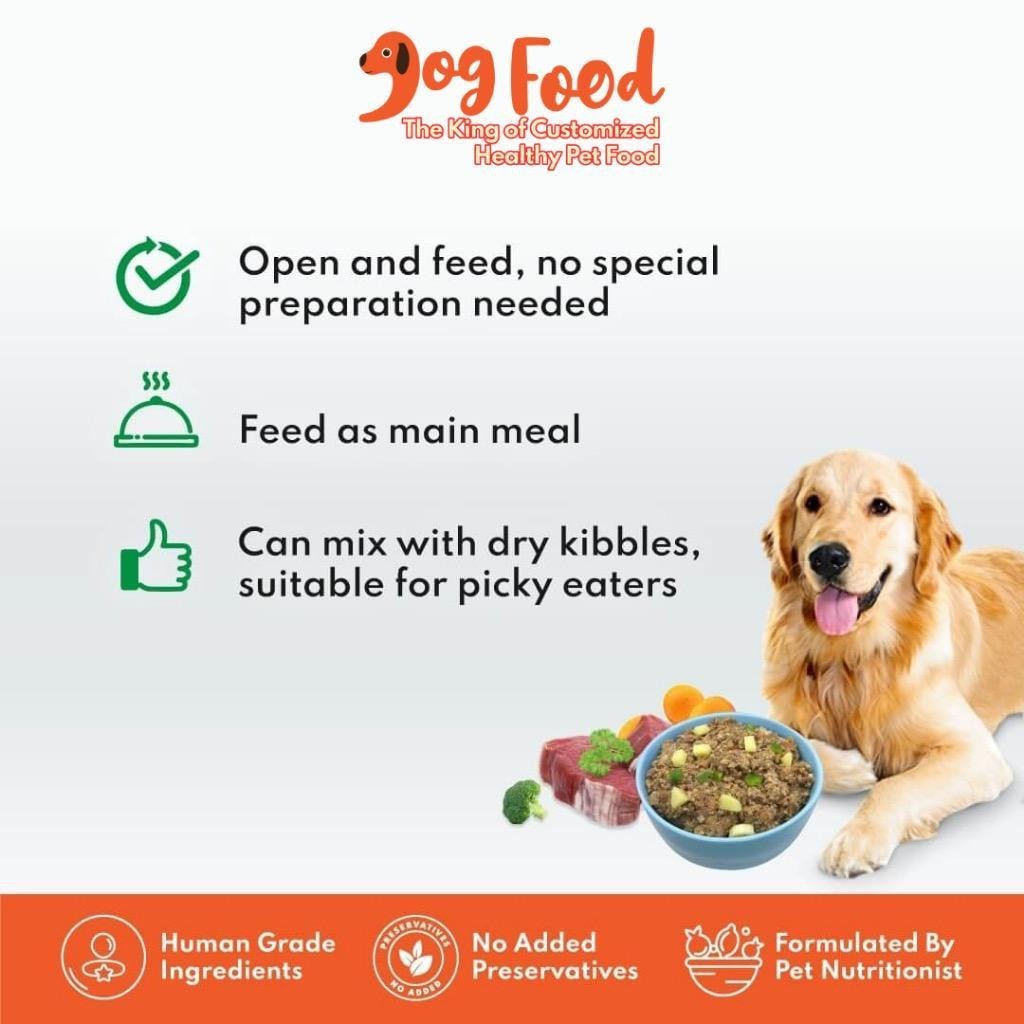 DF Dog Food Fresh Cooked Dog Wet Food 150g